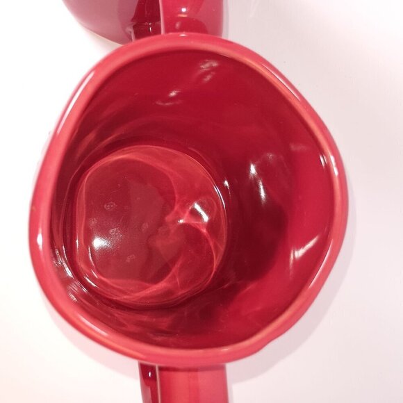 Rae Dunn Artisan Collection Christmas Items Santa Cups, Cocoa Jar, Cookie Plate - Picture 8 of 16